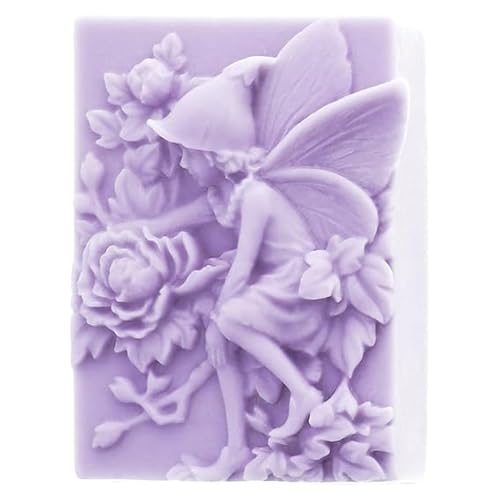Silikonform Nymphe für Seifen, robust und antihaftbeschichtet, 6 x 8 x 3 cm, einfach zu bedienen, ideal für Bastelarbeiten und Aromatherapie von GRAN VELADA