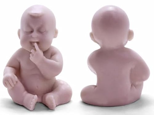 Silikonform für Babys mit Finger für Seife | Taufdetails | robust und flexibel | einfach zu bedienen | Maße: 1,3 x 2,9 x 5,2 cm von GRAN VELADA