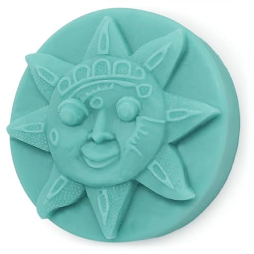 Silikonform für Seife und Basteln mit Aztekenmuster, 6,4 x 2 cm, robust, antihaftbeschichtet und flexibel, einfach zu verwenden von GRAN VELADA