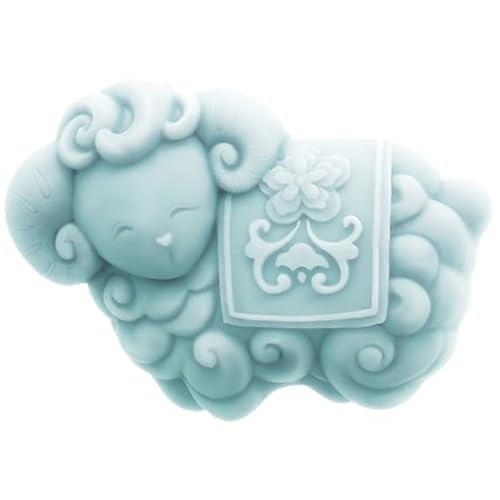 Widder 2D Silikonform für Seifen, lustiges Sternzeichen-Design, ideal für personalisierte Geschenke, Maße 7,5 x 5 x 2,5 cm, für Glycerin, Wachs und Harz, einzigartiges und kreatives Modell von GRAN VELADA