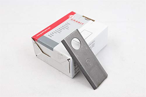GRANIT 25x Klingen Mähmesser Kreiselmäher Kreiselmähwerk 96x40x3 Form 1 Loch Ø19mm 06561542 52506561542/25 von GRANIT