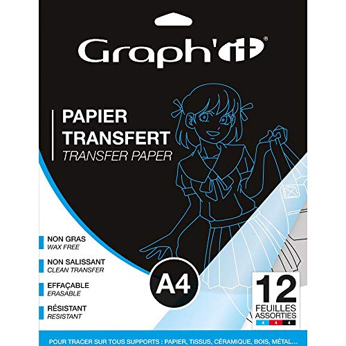 Graph'it Transferpapier, A4,12 Stück von GRAPH'IT