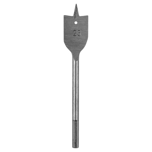 GRAPHITE Flachfräsbohrer, Flachfräser holz, Holzspatenbohrer für die Bearbeitung von Holz und Sperrholz, 1/4" Sechskantschaft HEX, Maximaldrehzahl: 1750 U/min, 26 x 152 mm GRAPHITE Flachfräsbohrer, Flachfräser holz, Holzspatenbohrer für die Bearbeitung von Holz und Sperrholz, 1/4" Sechskantschaft HEX, Maximaldrehzahl: 1750 U/min, 26 x 152 mm von GRAPHITE
