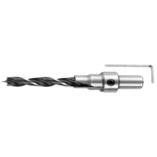GRAPHITE Konfirmatschraubenbohrer – Zylinderschaft – Für Möbelmontage und Holzkonstruktionen – Präzises Vorbohren – Ideal für Heimwerker und Schreiner von GRAPHITE