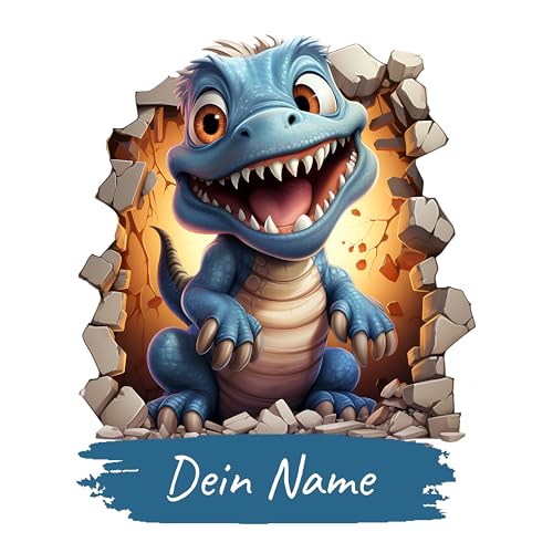 GRAZDesign Dino Wandtattoo mit Namen personalisiert Dinosaurier für Kinderzimmer Junge - Wandaufkleber über Bett & Sofa - 61x50cm GRAZDesign Dino Wandtattoo mit Namen personalisiert Dinosaurier für Kinderzimmer Junge - Wandaufkleber über Bett & Sofa - 61x50cm von GRAZDesign