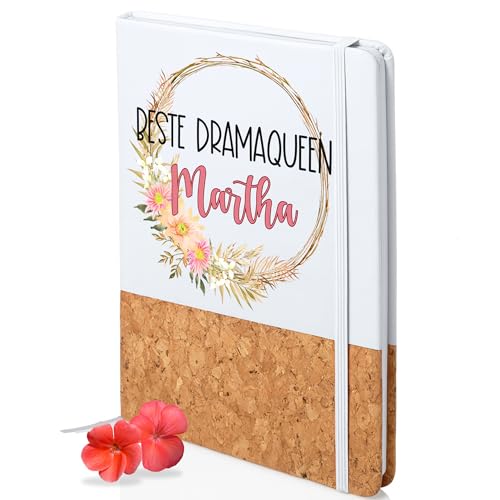 GRAZDesign Notizbuch Beste Dramaqueen mit Namen - Skizzenbuch A5 - Geschenk Weihnachten, Abschied, Dankeschön von GRAZDesign
