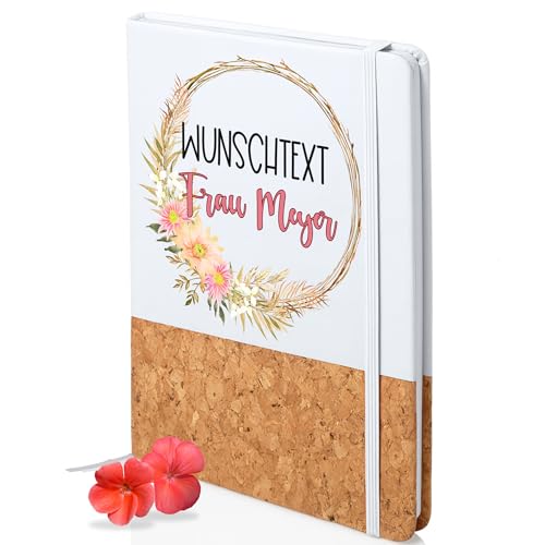 GRAZDesign Notizbuch mit Namen Kollegin Mitarbeiter Arbeitskollegen Team Frau Mann Abschiedsgeschenk Abschied Büro Arbeit Dankeschön Rente Geschenk von GRAZDesign