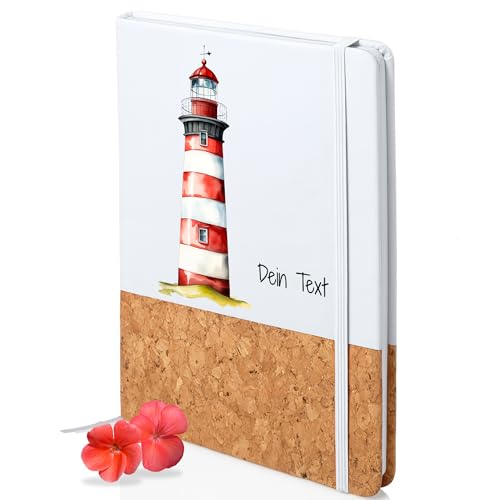 GRAZDesign Personalisierbares Leuchtturm Notizbuch mit Namen – Geschenk für Lehrer und Reiseliebhaber A5 GRAZDesign Personalisierbares Leuchtturm Notizbuch mit Namen – Geschenk für Lehrer und Reiseliebhaber A5 von GRAZDesign