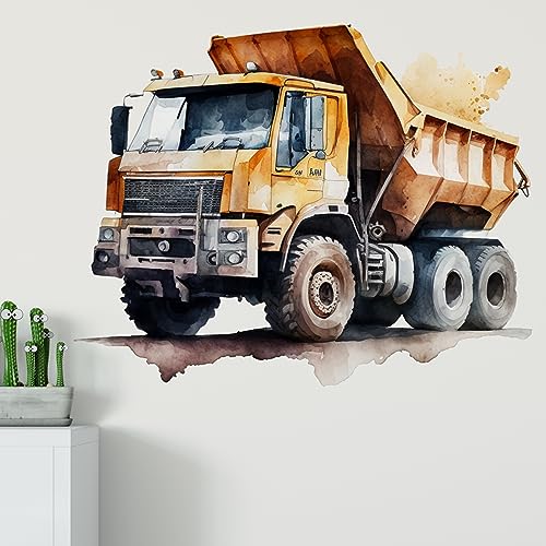 GRAZDesign Wandtattoo Fahrzeuge Baustelle Kinderzimmer Junge, Wand Aufkleber Tattoo Kinder Auto, Bagger Wandaufkleber für Jungenzimmer & Teenager 50x40cm GRAZDesign Wandtattoo Fahrzeuge Baustelle Kinderzimmer Junge, Wand Aufkleber Tattoo Kinder Auto, Bagger Wandaufkleber für Jungenzimmer & Teenager 50x40cm von GRAZDesign