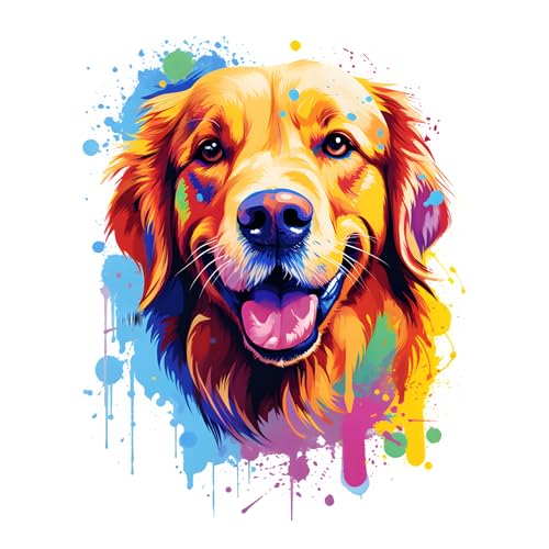 GRAZDesign Wandtattoo Hund Golden Retriever buntes cooles Wandsticker für Jugendzimmer, Kinderzimmer, Wohnzimmer Wandaufkleber - 38x30cm GRAZDesign Wandtattoo Hund Golden Retriever buntes cooles Wandsticker für Jugendzimmer, Kinderzimmer, Wohnzimmer Wandaufkleber - 38x30cm von GRAZDesign