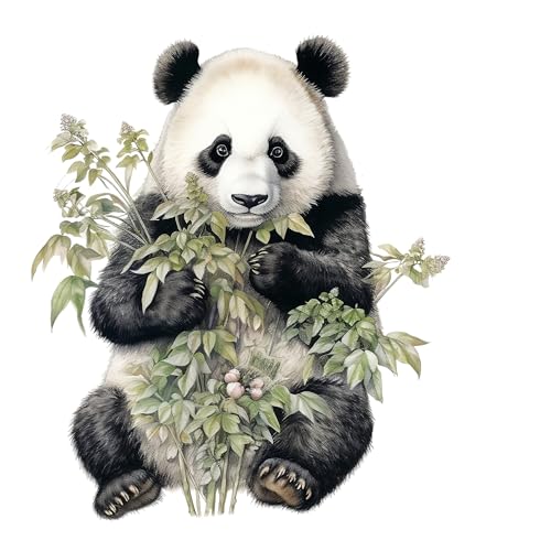 GRAZDesign Wandtattoo Panda Bär Wandaufkleber Kinderzimmer & Wohnzimmer, Wanddeko als Aufkleber, afrikanisch - 66x57cm GRAZDesign Wandtattoo Panda Bär Wandaufkleber Kinderzimmer & Wohnzimmer, Wanddeko als Aufkleber, afrikanisch - 66x57cm von GRAZDesign