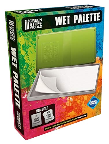 Green Stuff World Wet Palette - Wet Palette Antibakteriell zum Malen von Miniaturfiguren mit Acrylfarbe von Green Stuff World