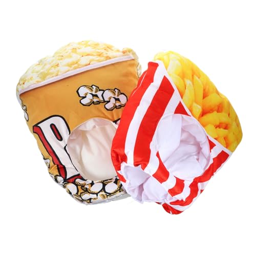 GREENADSCAPE Unterhaltsamer Party-snack-hut Popcorn Pommes Frites Foto-requisiten Gelb Rot Pp-baumwolle Bequeme Kopfbedeckung GREENADSCAPE Unterhaltsamer Party-snack-hut Popcorn Pommes Frites Foto-requisiten Gelb Rot Pp-baumwolle Bequeme Kopfbedeckung von GREENADSCAPE