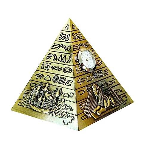 GREENADSCAPE 1 Stück Pyramidenornament Im Ägyptischen Stil Wohnzimmerdekor Haushaltsornament Schreibtischornament Legierung Dekoration Schreibtisch von GREENADSCAPE