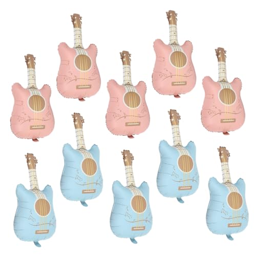 GREENADSCAPE 10 Stück Teiliges Gitarre Folienballons Wiederverwendbare Partydeko aus Aluminiumfolie für Kindergeburtstag Musikveranstaltungen Indoor Outdoor Feierlichkeiten Blau GREENADSCAPE 10 Stück Teiliges Gitarre Folienballons Wiederverwendbare Partydeko aus Aluminiumfolie für Kindergeburtstag Musikveranstaltungen Indoor Outdoor Feierlichkeiten Blau von GREENADSCAPE