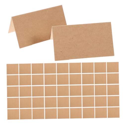 GREENADSCAPE 100 Stück Tischkarten Für Hochzeiten, Tischnummernkarten, Blanko, Namensschild, Sitzplan, Schild Für Hochzeit, Diy-tischdekoration, Bankett, Party, Braun GREENADSCAPE 100 Stück Tischkarten Für Hochzeiten, Tischnummernkarten, Blanko, Namensschild, Sitzplan, Schild Für Hochzeit, Diy-tischdekoration, Bankett, Party, Braun von GREENADSCAPE