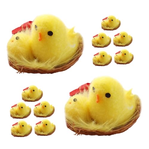 GREENADSCAPE 12 Stück Osterküken, Plüschküken, Spielzeug, Ostern, Mini Küken, Küken, Küken Dekoration, Simuliertes Plüschküken, Hühner Plüschküken Form, Schmuck, Süße Kuscheltiere, GREENADSCAPE 12 Stück Osterküken, Plüschküken, Spielzeug, Ostern, Mini Küken, Küken, Küken Dekoration, Simuliertes Plüschküken, Hühner Plüschküken Form, Schmuck, Süße Kuscheltiere, von GREENADSCAPE