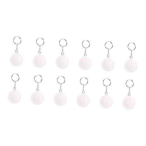 GREENADSCAPE 12 Stück Schlüsselanhänger Mit Golfsport Motiven, Kinderspielzeug, Dekorative Bälle, Exquisite Sport Schlüsselanhänger, Partygeschenke Für Kinder, Schlüsselanhänger, Kleine Bälle, von GREENADSCAPE