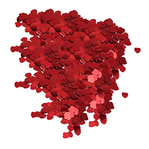 GREENADSCAPE 2 Packungen Rote Herzform Tischkonfetti Aus Hochzeitskonfetti Pailletten Dekorationen Für Hochzeiten Karnevals Und Weihnachtsfeiern GREENADSCAPE 2 Packungen Rote Herzform Tischkonfetti Aus Hochzeitskonfetti Pailletten Dekorationen Für Hochzeiten Karnevals Und Weihnachtsfeiern von GREENADSCAPE