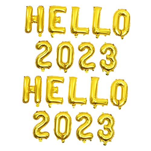 GREENADSCAPE 2 Sätze Neujahrs Luftballons 2023 Verschiedenen Farben Dekorative Partyballons Für Feierlichkeiten Ideales Partyzubehör Für Silvester Geburtstage Und Besondere Anlässe GREENADSCAPE 2 Sätze Neujahrs Luftballons 2023 Verschiedenen Farben Dekorative Partyballons Für Feierlichkeiten Ideales Partyzubehör Für Silvester Geburtstage Und Besondere Anlässe von GREENADSCAPE