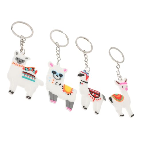 GREENADSCAPE 4 Teiliger Schlüsselanhänger Mit Cartoon Tiermotiv, Partygeschenke Für Kinder, Tier Schlüsselanhänger, Dekoration, Geldbörsen Ornament, Kleiner Schlüsselanhänger Für Die GREENADSCAPE 4 Teiliger Schlüsselanhänger Mit Cartoon Tiermotiv, Partygeschenke Für Kinder, Tier Schlüsselanhänger, Dekoration, Geldbörsen Ornament, Kleiner Schlüsselanhänger Für Die von GREENADSCAPE
