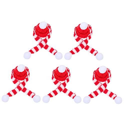GREENADSCAPE 5sätze Mini Weihnachtsmützen Und Schals Teiliges Für Weinflaschen Dekoration Weihnachtsdeko Für Feiern Und Aus Hochwertigem Wollgarn Sicher Und Bequem GREENADSCAPE 5sätze Mini Weihnachtsmützen Und Schals Teiliges Für Weinflaschen Dekoration Weihnachtsdeko Für Feiern Und Aus Hochwertigem Wollgarn Sicher Und Bequem von GREENADSCAPE