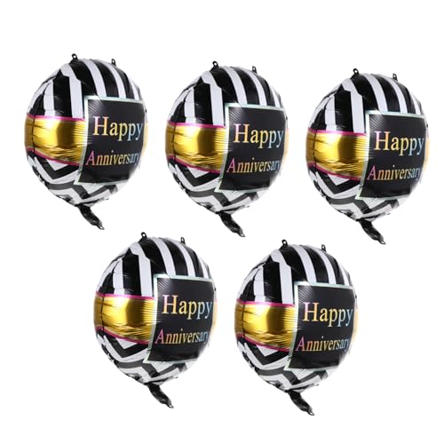 GREENADSCAPE 50Pcs Jubiläum Aluminium Film Ball Rahmen Helium Gold Ballon Pumpe Elektroballons Goldener Jubiläum Ballon Party Dekorationen Ballon Arzkit Aluminiumfolie Schwarz GREENADSCAPE 50Pcs Jubiläum Aluminium Film Ball Rahmen Helium Gold Ballon Pumpe Elektroballons Goldener Jubiläum Ballon Party Dekorationen Ballon Arzkit Aluminiumfolie Schwarz von GREENADSCAPE