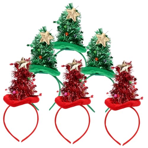 GREENADSCAPE 6er Set Weihnachtsbaum Stirnbänder Festliche Kopfbedeckung Für Partys Dekorative Weihnachts Haarbänder Und Ideal Für Erwachsene Und GREENADSCAPE 6er Set Weihnachtsbaum Stirnbänder Festliche Kopfbedeckung Für Partys Dekorative Weihnachts Haarbänder Und Ideal Für Erwachsene Und von GREENADSCAPE