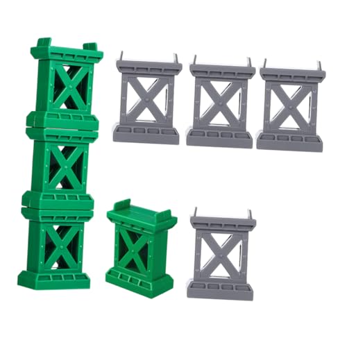 GREENADSCAPE 8 Stück Zugpier Zubehör, Zugzubehör, Zugbrücken Pier Spielzeug, Rollenspiel Spielzeug, Spielzeugeisenbahn Zubehör, Kinderspielzeug, Eisenbahnschienen Stützen, Brückenmodell Für GREENADSCAPE 8 Stück Zugpier Zubehör, Zugzubehör, Zugbrücken Pier Spielzeug, Rollenspiel Spielzeug, Spielzeugeisenbahn Zubehör, Kinderspielzeug, Eisenbahnschienen Stützen, Brückenmodell Für von GREENADSCAPE