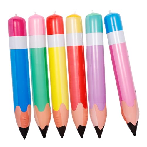 GREENADSCAPE Aufblasbarer Bleistift Für Kinder Party Großes Bleistiftspielzeug Dekoration Für Klassenzimmer Und Schulanfang GREENADSCAPE Aufblasbarer Bleistift Für Kinder Party Großes Bleistiftspielzeug Dekoration Für Klassenzimmer Und Schulanfang von GREENADSCAPE