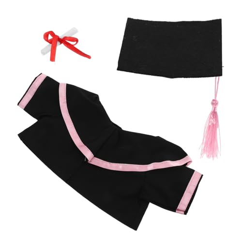 GREENADSCAPE Puppenmützen Bär Graduierungsmütze Und Schal Outfit Für Kuscheltiere Wohnkultur GREENADSCAPE Puppenmützen Bär Graduierungsmütze Und Schal Outfit Für Kuscheltiere Wohnkultur von GREENADSCAPE