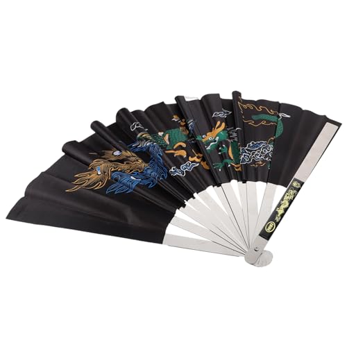 GREENADSCAPE 1stück Vintage Stil Faltbarer Kung Fu Fan Tragbarer Handfächer Für Und Bühnenaufführungen Chinesischer Performance Fan Mit Drachen Und Pfingstrosen- GREENADSCAPE 1stück Vintage Stil Faltbarer Kung Fu Fan Tragbarer Handfächer Für Und Bühnenaufführungen Chinesischer Performance Fan Mit Drachen Und Pfingstrosen- von GREENADSCAPE