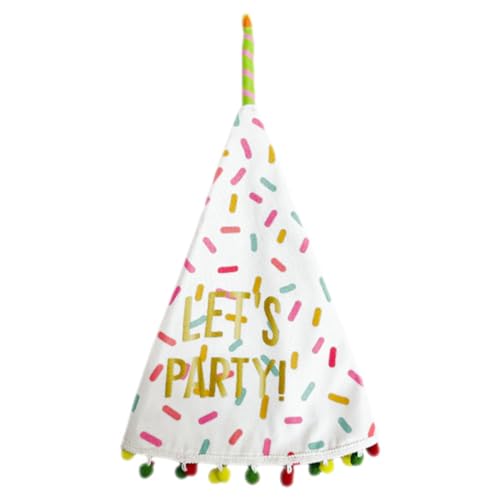 GREENADSCAPE Geburtstagspartyhut Party Kopfbedeckung Geburtstagskegelhut Geburtstagskopfbedeckung Für Kinder Geburtstagsstoffhüte Festival Kopfbedeckung Partyhüte Für Kindergeburtstag von GREENADSCAPE