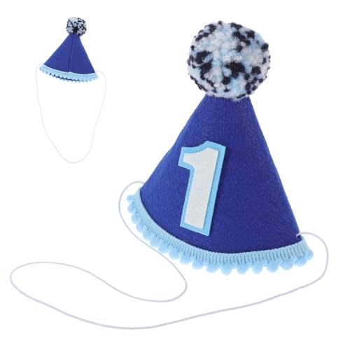 GREENADSCAPE Kinderpartyhut Baby Geburtstagshut Für Kleinkinder Einfacher Geburtstagshut Neujahrshut Kinderpartygeschenke Kindergeburtstagshut Baby Kopfschmuck Zum Geburtstag Babypartyhut von GREENADSCAPE