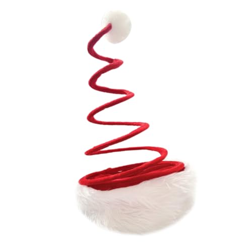 GREENADSCAPE Lustige Weihnachtsmütze, Weihnachtskopfschmuck, Weihnachts Haarschmuck (Rot), 1 Stück, Weihnachtsmützen, Weihnachtsmützen, Weihnachtsmannhose, Frühlingsmütze, Kostümmütze, von GREENADSCAPE