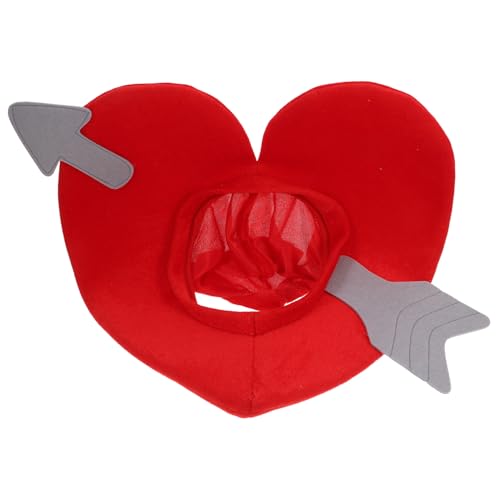 GREENADSCAPE Niedliche Rote Herz-kopfbedeckung, Valentinstag-foto-requisite Für Paare, Festliche Party-outfits, Lustiges Liebes-themen-accessoire GREENADSCAPE Niedliche Rote Herz-kopfbedeckung, Valentinstag-foto-requisite Für Paare, Festliche Party-outfits, Lustiges Liebes-themen-accessoire von GREENADSCAPE