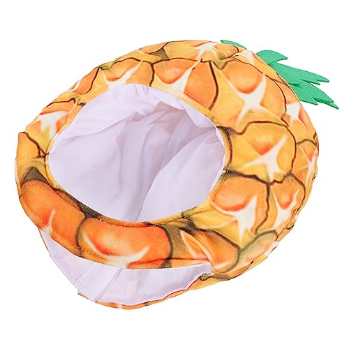 GREENADSCAPE Niedlicher Plüsch Obsthut, Ananas Maskenhut Für Kinder, Ananas Maskenhut, Kopfbedeckung, Obst, Lustiger Maskenhut, Ananas Hut, Foto Requisite, Cartoon Obst Maskenhut, Ananas von GREENADSCAPE