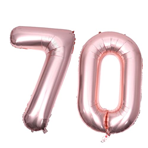 GREENADSCAPE Rosé Nummer 70 Folienballon Partydekoration Für Geburtstage Jubiläen Und Festivals Jumbo Ballons Für Fotos Und Feiern Folienballons GREENADSCAPE Rosé Nummer 70 Folienballon Partydekoration Für Geburtstage Jubiläen Und Festivals Jumbo Ballons Für Fotos Und Feiern Folienballons von GREENADSCAPE