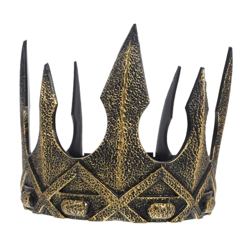 GREENADSCAPE Vintage Krone Für Männer Prinzenkrone Für Jungen Dekorative Königskronen Cosplay Krone Abschlussballkrone Für Männer Krone Für König Pu Schaum Königskronen Königskrone Elegante GREENADSCAPE Vintage Krone Für Männer Prinzenkrone Für Jungen Dekorative Königskronen Cosplay Krone Abschlussballkrone Für Männer Krone Für König Pu Schaum Königskronen Königskrone Elegante von GREENADSCAPE