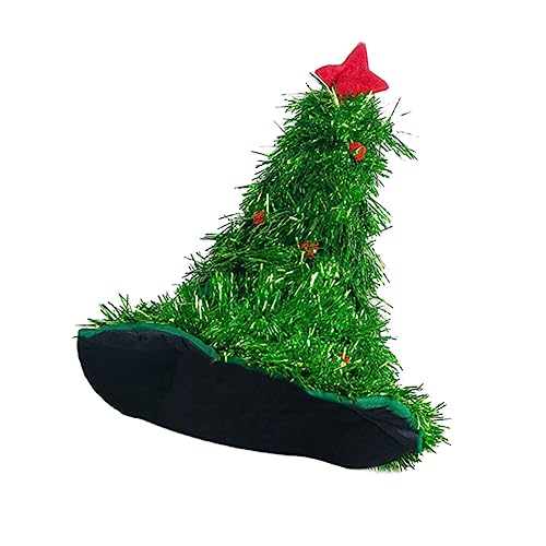 GREENADSCAPE Bezaubernder Weihnachtsbaum-Kopfschmuck Partyhut Weihnachtsneuheit für festliche Weihnachtsveranstaltungen GREENADSCAPE Bezaubernder Weihnachtsbaum-Kopfschmuck Partyhut Weihnachtsneuheit für festliche Weihnachtsveranstaltungen von GREENADSCAPE