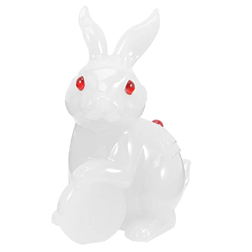 GREENADSCAPE Weiße Jade-hasenfigur Hasenstatue Hasendekoration Hasenornament Schreibtischdekoration Geburtstag Zuhause Büro Und Garten GREENADSCAPE Weiße Jade-hasenfigur Hasenstatue Hasendekoration Hasenornament Schreibtischdekoration Geburtstag Zuhause Büro Und Garten von GREENADSCAPE