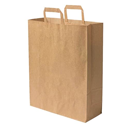 GREENBOX Umweltschonende Papier Tragetaschen groß I Papiertüten Geschenktüten Papiertragetaschen biologisch abbaubar, kompostierbar I 25 x braune Papier Tüten 32 x 12 x 40 cm GREENBOX Umweltschonende Papier Tragetaschen groß I Papiertüten Geschenktüten Papiertragetaschen biologisch abbaubar, kompostierbar I 25 x braune Papier Tüten 32 x 12 x 40 cm von GREENBOX