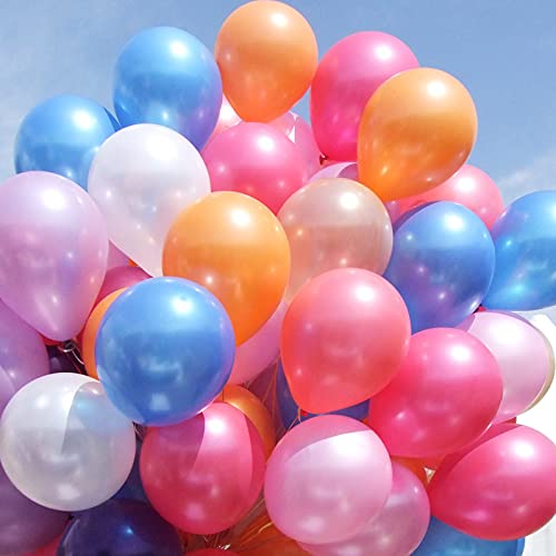 Geburtstag Luftballons, 100PCS Regenbogen 25cm Verschiedene Farbige Latex Bulk Ballons Partyballons für Kinder Männer Frauen Geburtstag Hochzeit Baby Shower Abschlussfeier Dekoration von GREMAG
