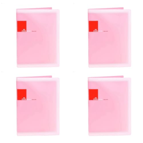 GREOHNMPAW 4X Kunststoff A5-Papier 20 Pockets Datei Dokument Ordner Halter - Rosa GREOHNMPAW 4X Kunststoff A5-Papier 20 Pockets Datei Dokument Ordner Halter - Rosa von GREOHNMPAW