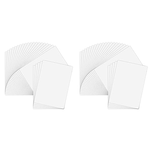 GREOHNMPAW 50 Blatt Bedruckbares Vinyl Aufkleber Papier Selbstklebendes Wasserdichtes Matt Weißes Druck Papier Blatt für Den Tintenstrahldrucker GREOHNMPAW 50 Blatt Bedruckbares Vinyl Aufkleber Papier Selbstklebendes Wasserdichtes Matt Weißes Druck Papier Blatt für Den Tintenstrahldrucker von GREOHNMPAW