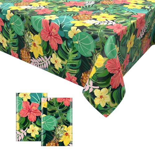 GRESATEK 2PCS Hawaiianische Tischdecken,Tropische Palmenblatt Tischdecken Blume Party Tischdecke Blume Thema Party Tischdekorationen Sommer Strand Kindergeburtstag Partyzubehör 137 x 274cm GRESATEK 2PCS Hawaiianische Tischdecken,Tropische Palmenblatt Tischdecken Blume Party Tischdecke Blume Thema Party Tischdekorationen Sommer Strand Kindergeburtstag Partyzubehör 137 x 274cm von GRESATEK