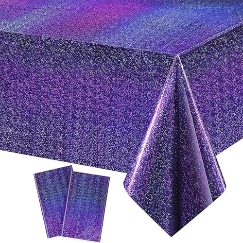2PCS Tischdecke Geburtstag,Lila Party Tischtuch Wasserdicht Plastik Tischdecke Lila Folientischdecke für Geburtstag Baby Dusche Hochzeit Party Dekorationen 137 x 274cm 2PCS Tischdecke Geburtstag,Lila Party Tischtuch Wasserdicht Plastik Tischdecke Lila Folientischdecke für Geburtstag Baby Dusche Hochzeit Party Dekorationen 137 x 274cm von GRESATEK