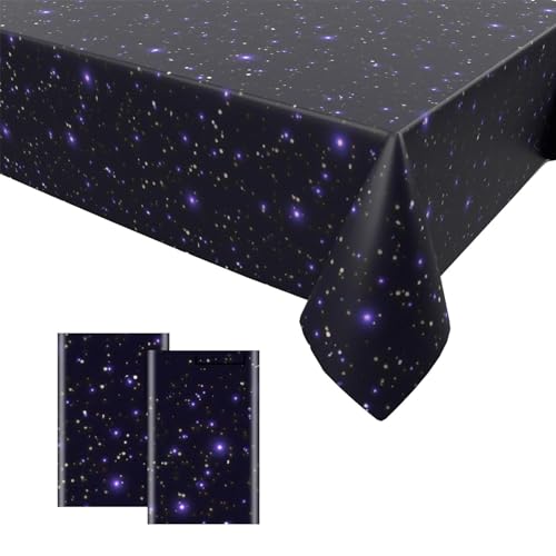 2PCS Weltraum Galaxie Party Tischtuch,Sternenförmige Geburtstag Tischdecken Raum Thema Party Tischdekoration für Baby Dusche Geburtstag Partyzubehör 137 x 274cm 2PCS Weltraum Galaxie Party Tischtuch,Sternenförmige Geburtstag Tischdecken Raum Thema Party Tischdekoration für Baby Dusche Geburtstag Partyzubehör 137 x 274cm von GRESATEK