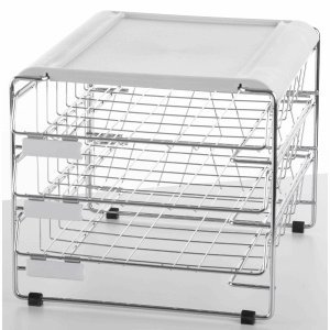 Grieshaber Briefablage-Gestell 3 Körbe Längsformat B4 chrom Grieshaber Briefablage-Gestell 3 Körbe Längsformat B4 chrom von GRIESHABER