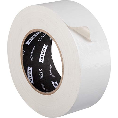 GRIP Eventbasics Gaffa Tape weiß 50 mm x 50 m, GT 561 Klebeband, gewebeverstärktes Allround Panzerband mit starker Klebkraft von GRIP Eventbasics